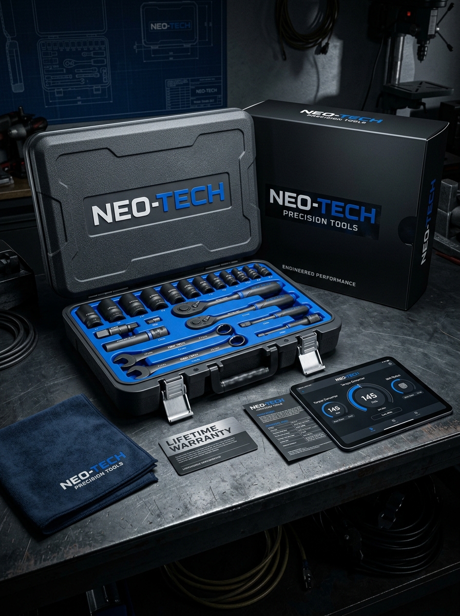 Socket Wrench Set Packaging Design: Essential Concepts and Aesthetic Principles Image
