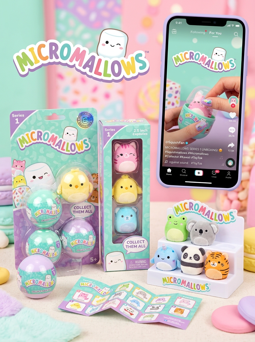 Squishmallows Micromallows Packaging: Key Design Concepts and Aesthetic Standards Image