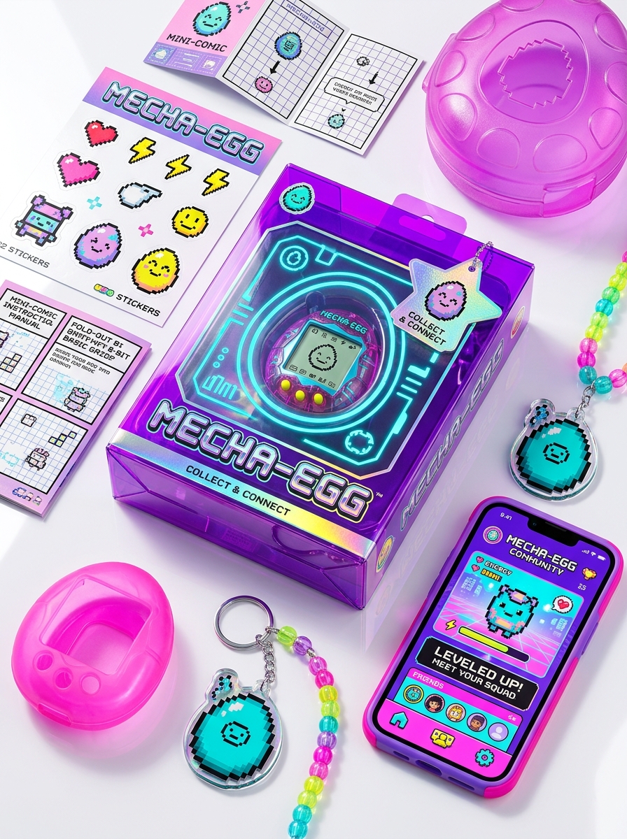 Tamagotchi Packaging Design: Key Aesthetic Principles and Conceptual Frameworks Image