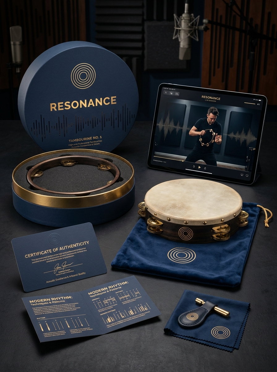 Tambourine Packaging Design: Essential Principles for Visual Concepts and Brand Aesthetics Image