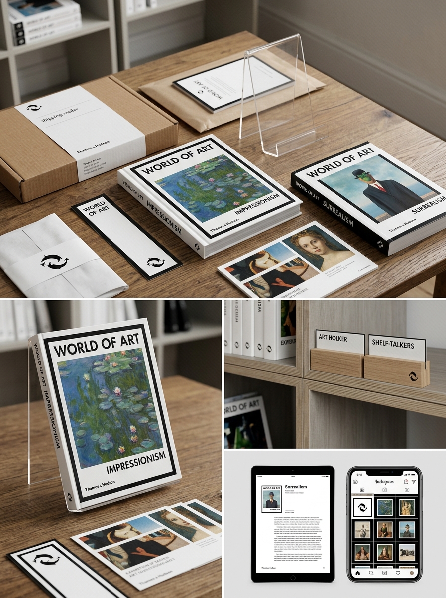 Decoding the Visual Identity and Packaging Aesthetic of the Thames & Hudson World of Art Series Image
