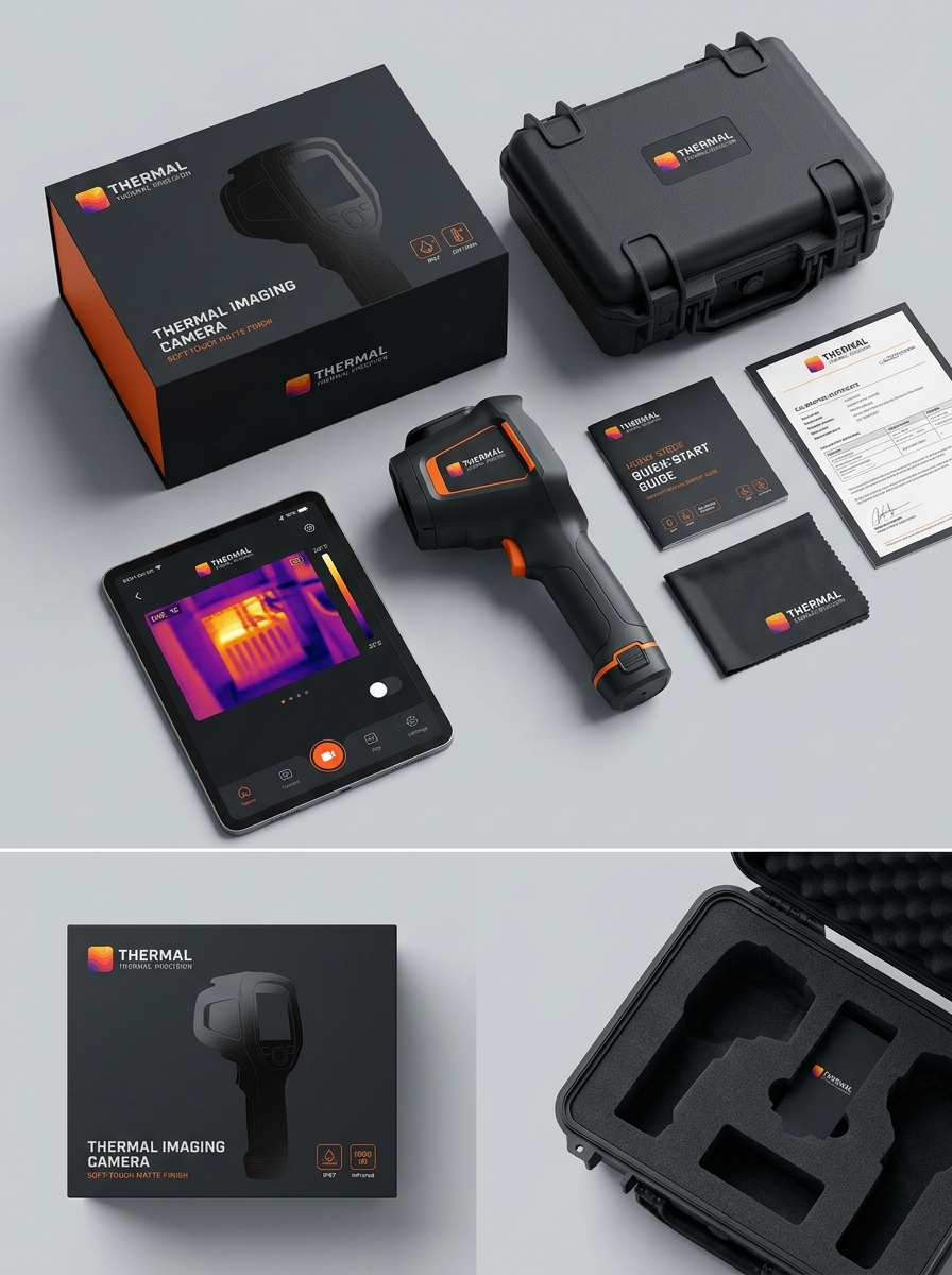 Optimizing Thermal Imaging Camera Packaging: Design Concepts and Visual Identity Image