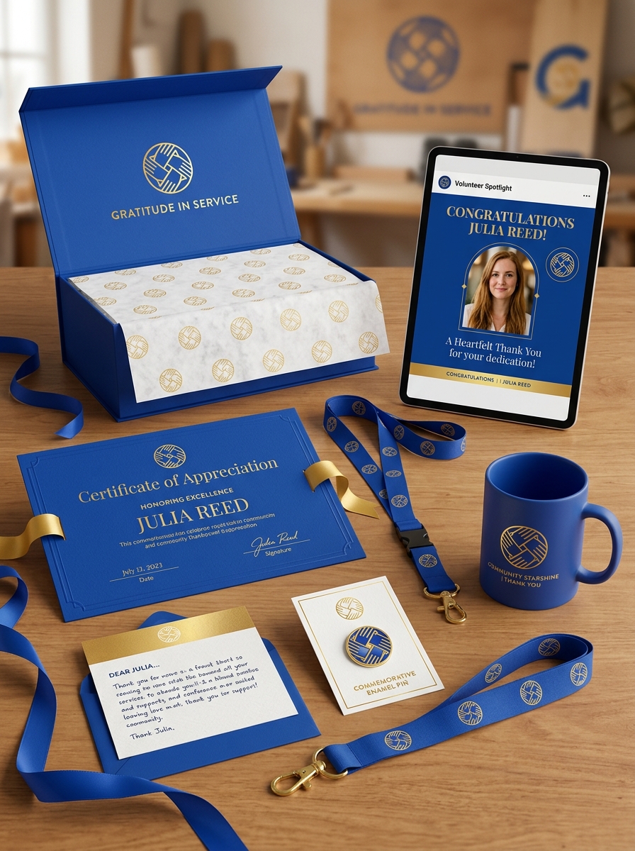 Designing Impactful Volunteer Recognition Packaging: Aesthetic Trends and Creative Concepts Image