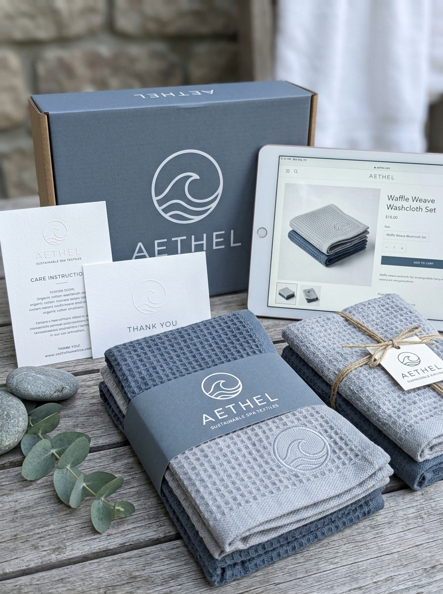 Mastering Washcloth Packaging Design: Key Aesthetic Concepts and Branding Elements Image