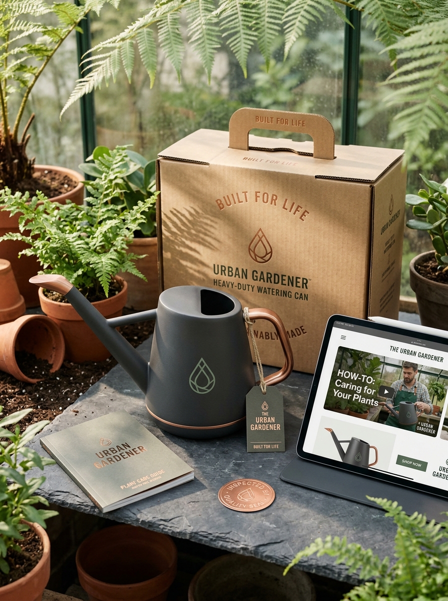 Elevating Watering Can Packaging: Essential Design Concepts and Visual Aesthetics Image