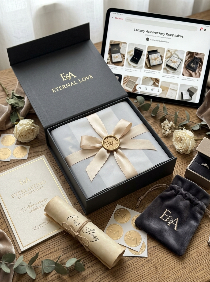 Mastering Wedding Anniversary Packaging Aesthetics and Conceptual Design Elements Image