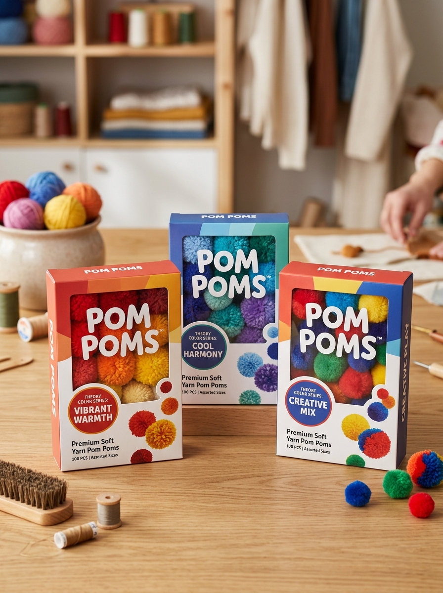 Color Theory in Pom Pom Brand Design