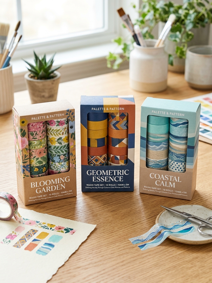 Defining Identity Through Cohesive Color Palettes and Patterns
