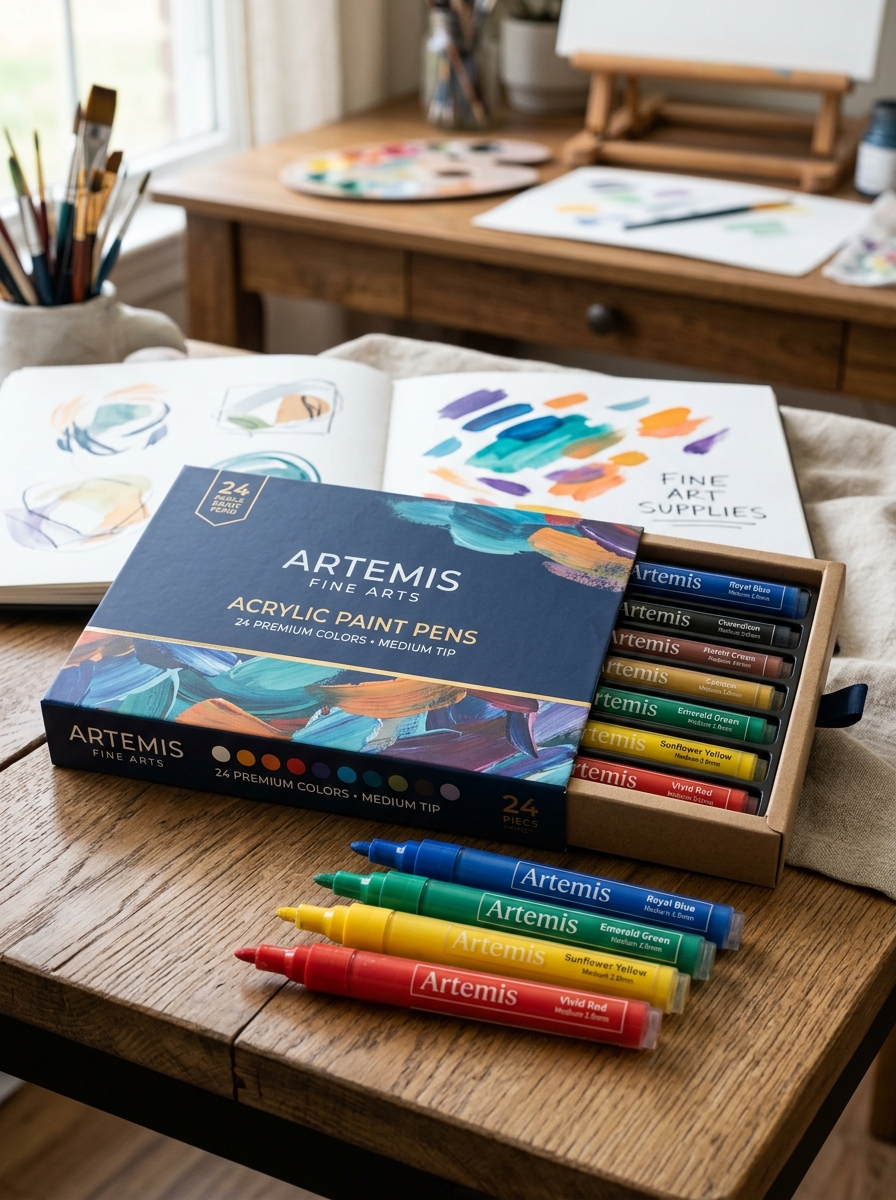 Establishing a Cohesive Visual Identity for Fine Art Supplies
