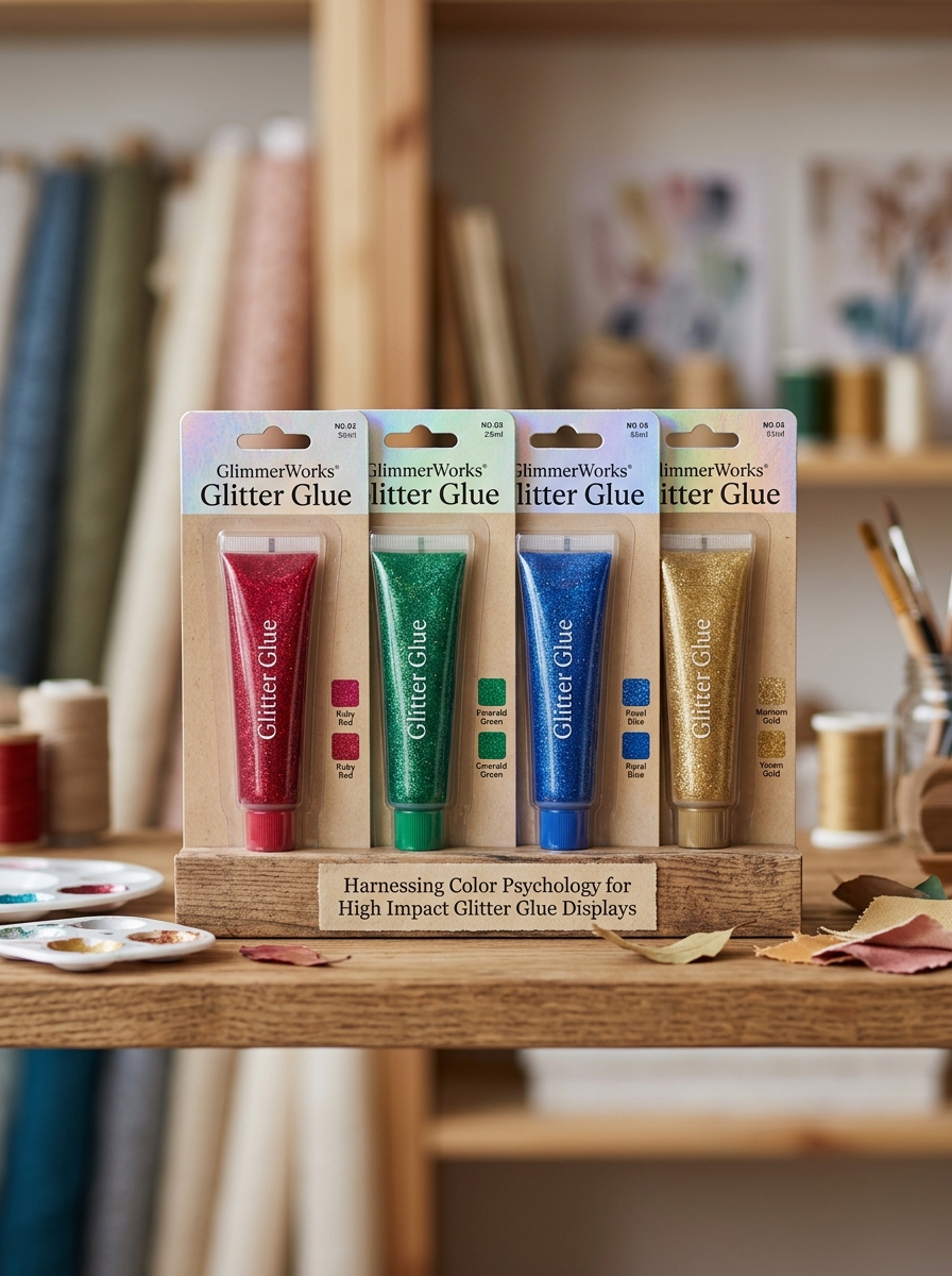 Harnessing Color Psychology for High Impact Glitter Glue Displays