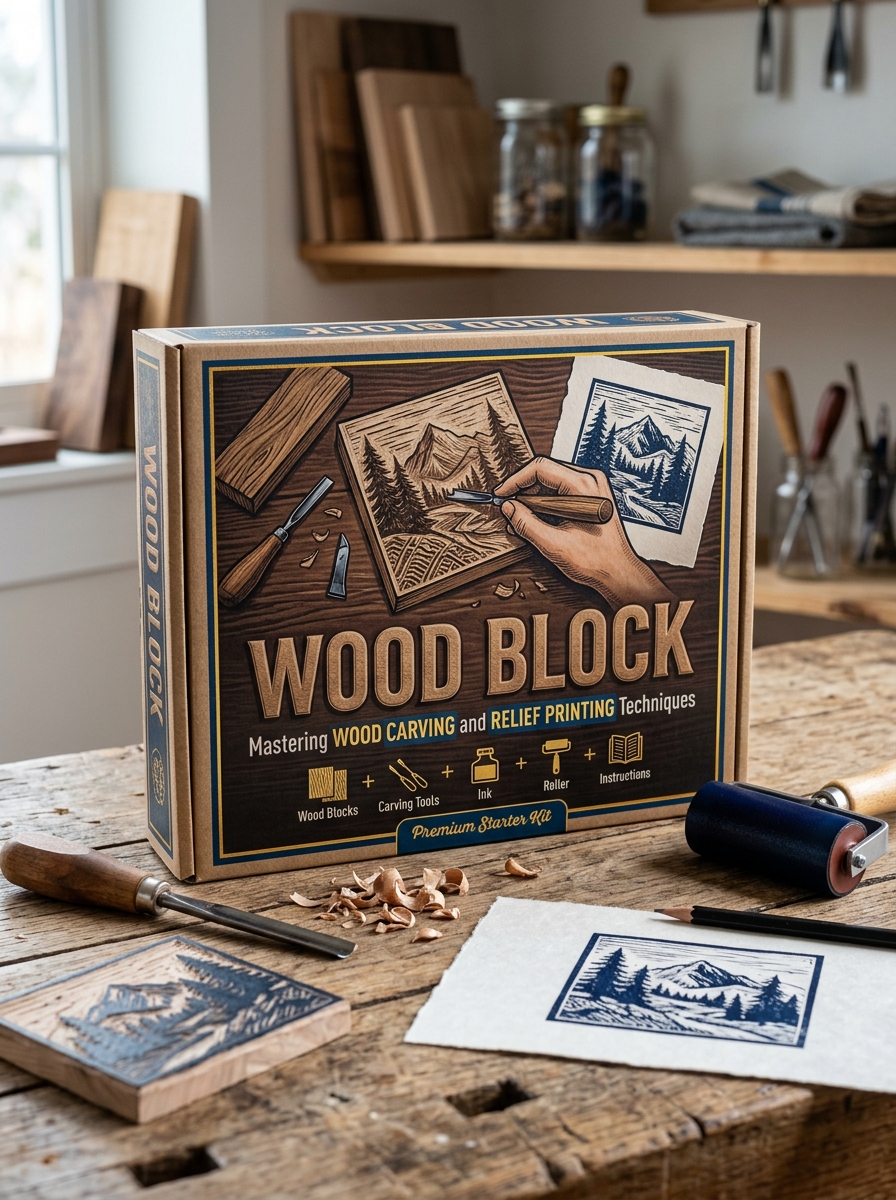 Mastering Wood Carving and Relief Printing Techniques