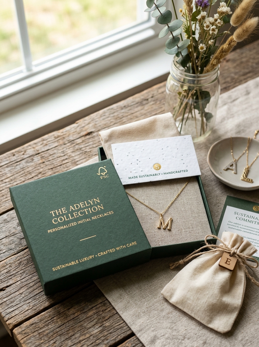 Material Selection for Sustainable Luxury Presentation