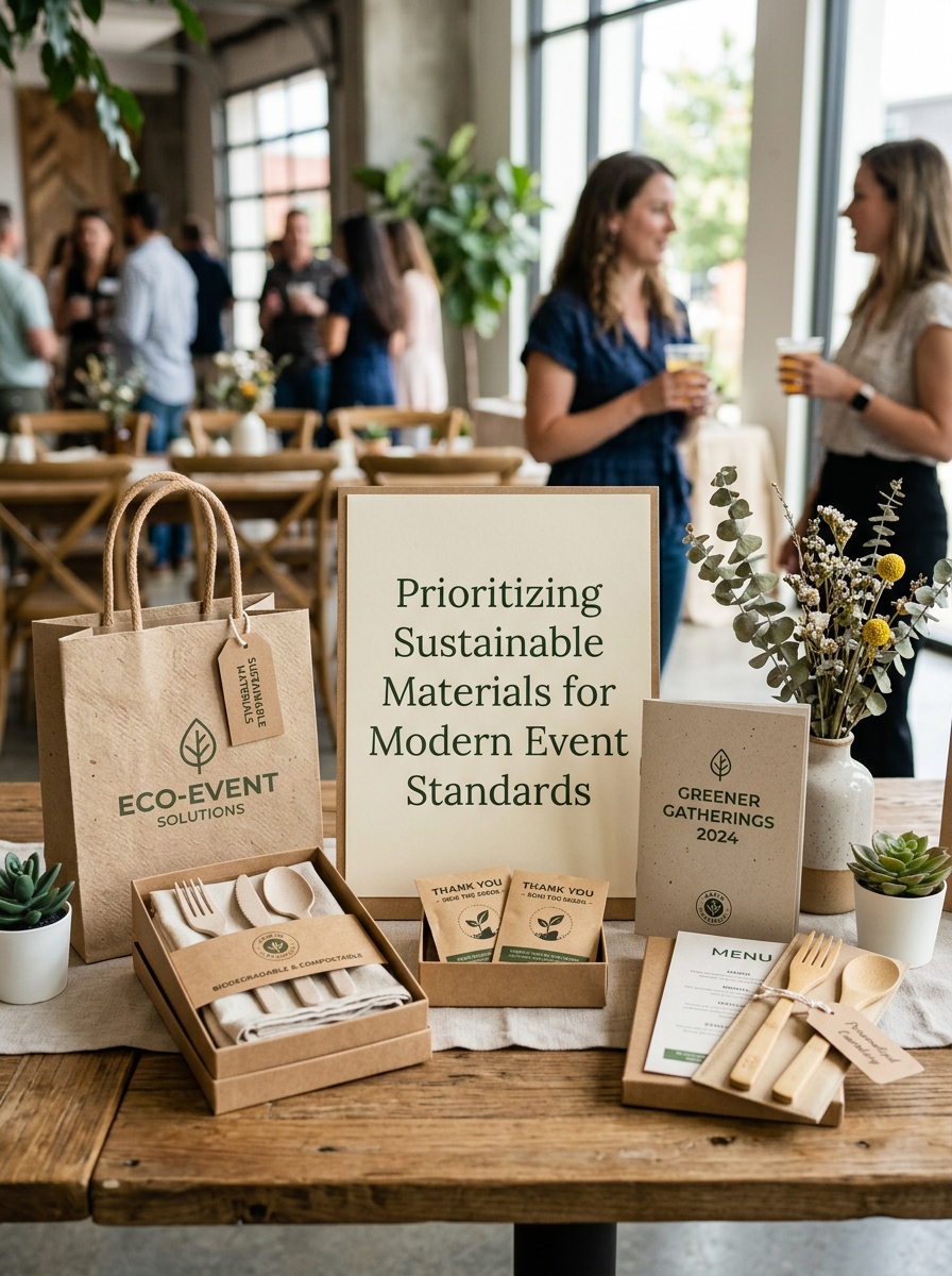 Prioritizing Sustainable Materials for Modern Event Standards