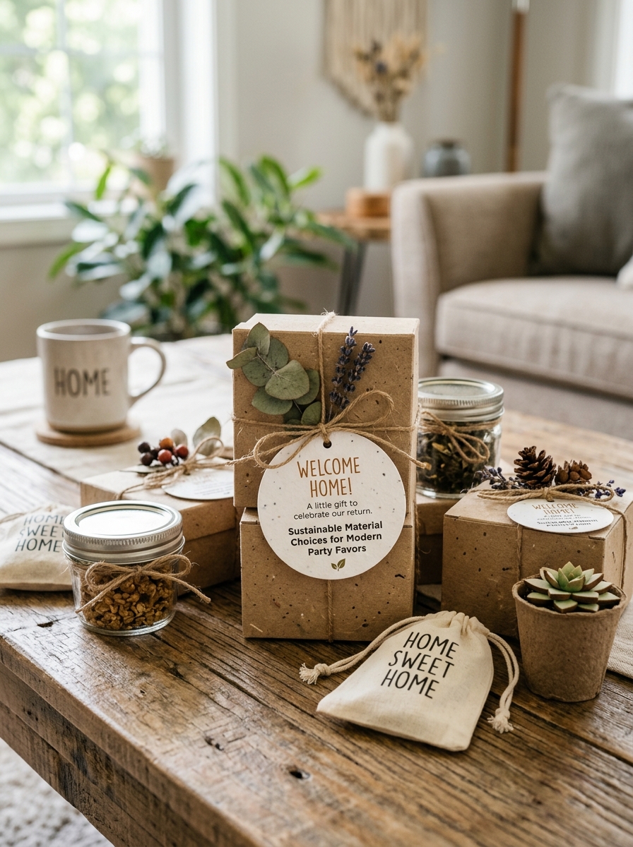 Sustainable Material Choices for Modern Party Favors