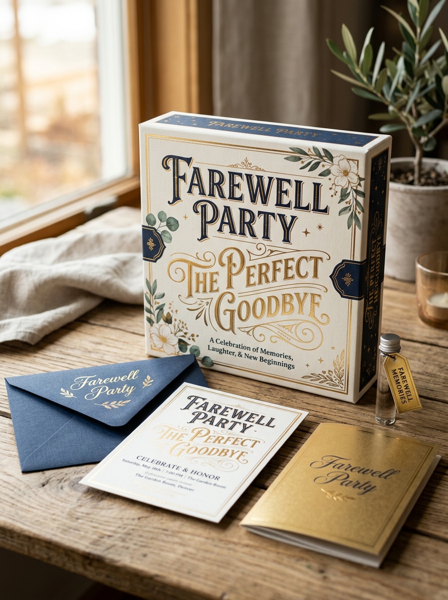 Typography and Scripting the Perfect Goodbye