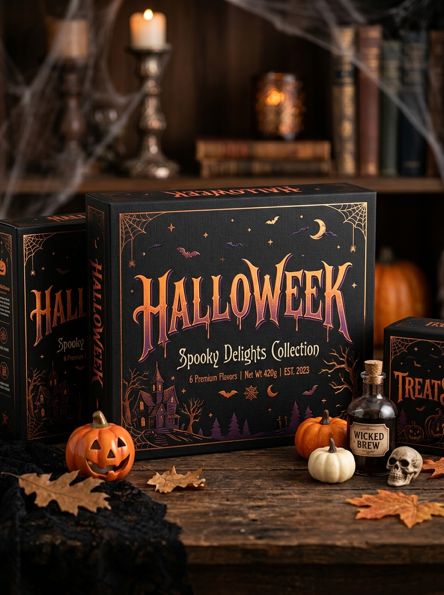 Typography Strategies for Evoking Mystery and Seasonal Identity