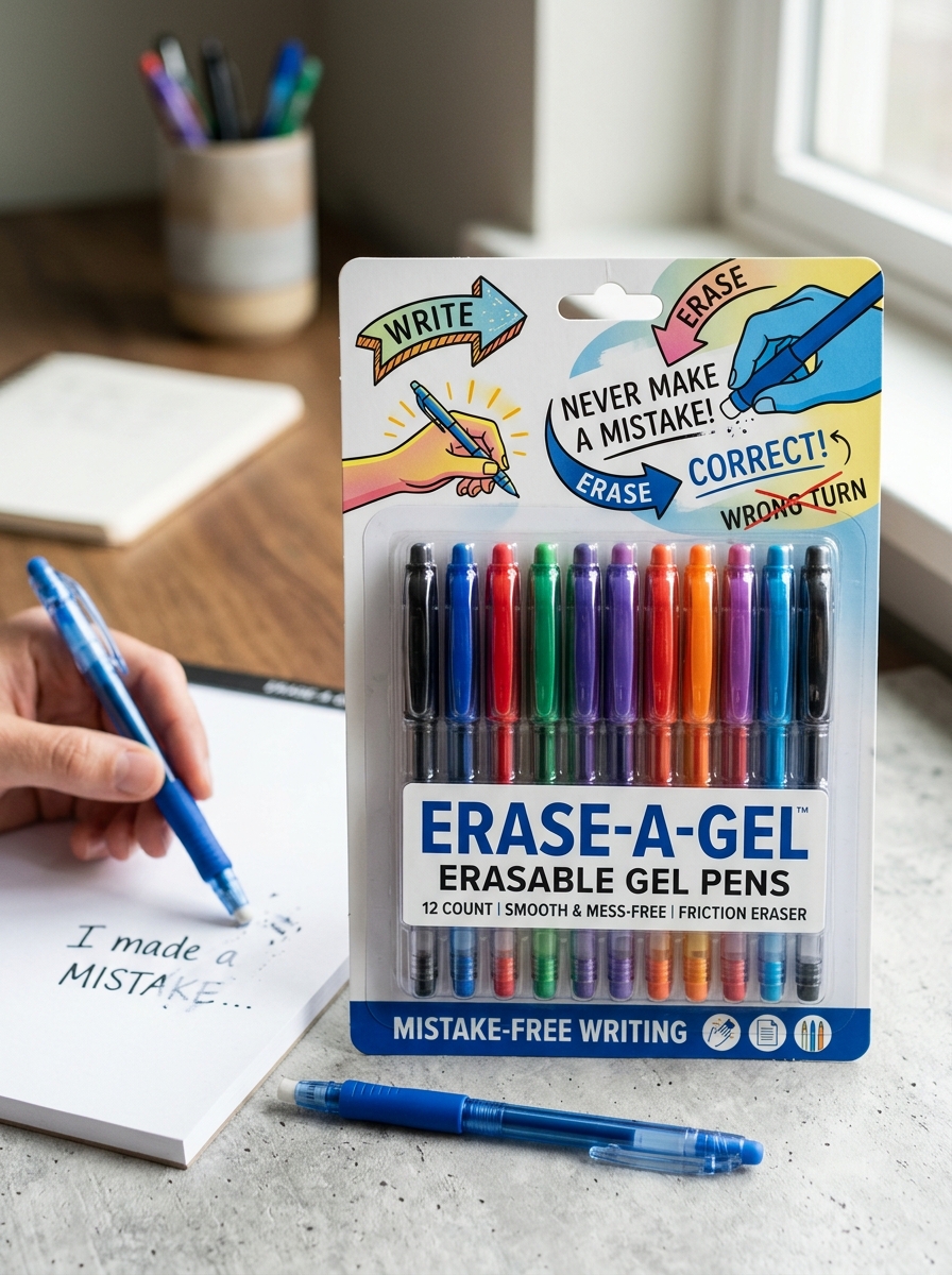 Visualizing the Erasable Benefit Through Graphic Design